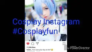 Cosplay anime Instagram #CosplayFun