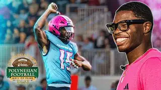 Travis Hunter Watches the BEST High School Football Players in the Country!! (Polynesian Bowl Vlog)