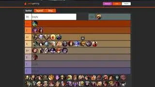 Список уровней магов средней линии 5-го сезона SMITE!