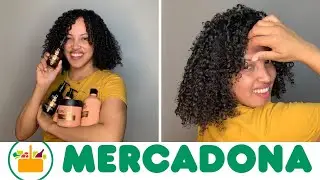 Probando los productos para el m&eacute;todo Curly del Mercadona