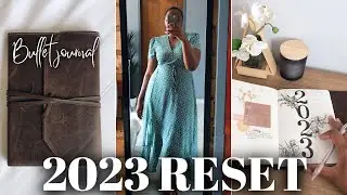 2023 Reset | Getting my life together for 2023 | Goals, Vision board and Bullet Journal Set up