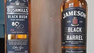 Black Irish Battle - it was all a dram Black Bush vs Black Barrel