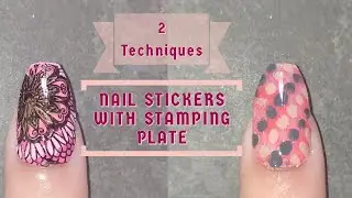 How To Create Nail Decal|| Nail Stickers At Home With Stamping Plate|| Nail Art Corner