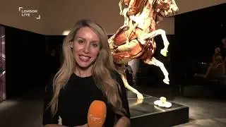Body Worlds London opening with Dr Angelina Whalley and Katie Pilbeam.