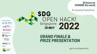 Грандиозный финал и церемония награждения SDG Open Hack Singapore 2022