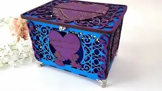 Mouse Wedding Card Box, Cartoon Themed Wedding Money Box, Wedding Gift, Handmade Gifts