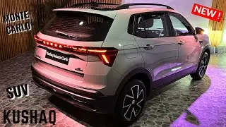 New Skoda Kushaq Facelift 2026 Monte Carlo Model - Panoramic Sunroof, Massage Seats, Price, Features