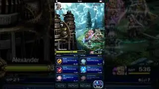 [FFBE] Alexander 2* Fight, All Missions.