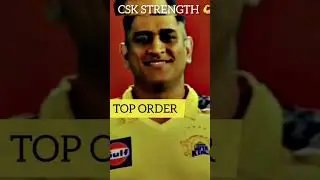 IPL 2023 | CSK STRENGTH 💪 AND WEAKNESS #shorts #csk #msdhoni