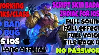[ FOR iOS ] NEW UPDATE!! Script Skin Badang Zodiac - Leo | Full Effect Voice | Patch Terbaru