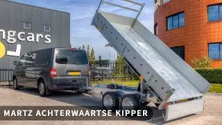Martz elektrische kipper bij Aanhangcars