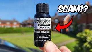 Solution Finish Review - SCAM EXPOSED!?! | Black Trim Restorer Tested Over Months