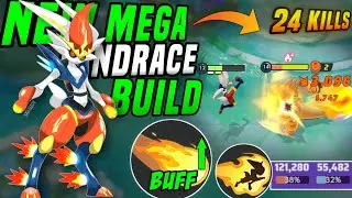 24 Kills! This Build Of Pyro Ball is Illegal! Cinderace User Must Try It | Pokemon unite 