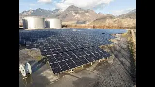 Installation du parc solaire de Tamoil &agrave; Aigle (juin &ndash; d&eacute;cembre 2024) | Time-lapse