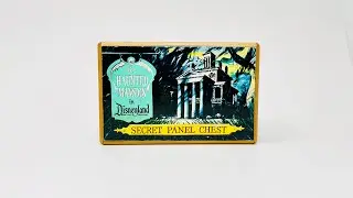 How to open a small vintage Haunted Mansion secret panel chest box from Disneyland