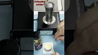 Solder pot tinning wire #interesting #oddlysatisfying #soldering #wire