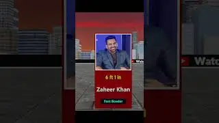 Indian Cricket Players Height |  Cricketers Height Comparison | Watch To Know