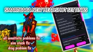 SmartGaGa Headshot Settings⚙️ For Low End PC⚡ NEW HUD + SENSITIVITY FREE FIRE🎯 New Best Setting