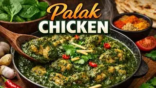 Soft & Juicy Palak Chicken 🥬🍗 | Healthy Indian Curry, Simple Recipe