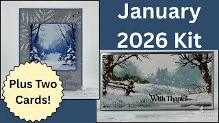 Unboxing & 2 Card Tutorials: Simon Says Stamp Jan 2026 Kit 