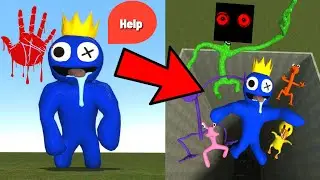 RAINBOW FRIENDS IN GIANT PIT! - Alphabet lore Garry's mod Sandbox