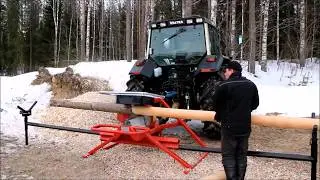 Puun kuorimakone