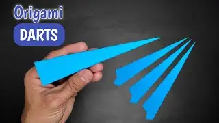 How to Make Origami Darts✈️ | Easy & Powerful Paper Dart Tutorial (Step by Step)