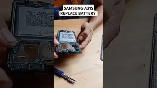 Samsung a31s battery replacement #shortvideo #samsung #battery