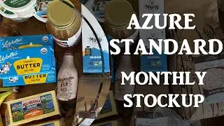 AZURE STANDARD GROCERY HAUL WITH PRICES - JAN 2022