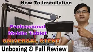 Professional Mobile tablet UNIVERSAL STENT | overhead tripod | Full Review Youtube,Sorts, and Reels,