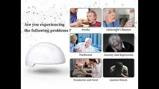 Elderly Care Alzheimer Parkinson Dementia Treatment Machine --- Photobiomodulation Therapy Helmet