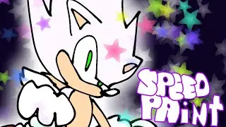 Speed paint hyper sonic fan art