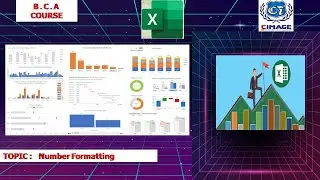 Advance Excel : Number Formatting, BCA - AKU 1st Sem (Add -  On Course)