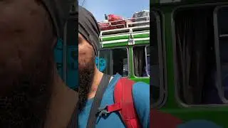 Davud Akhundzada Rides A Bus Going To Garhi, Habibullah, Muzaffarabad, Pakistan 🇵🇰 #shorts