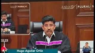 La sesión de la SCJN EN PLENO  19 de enero