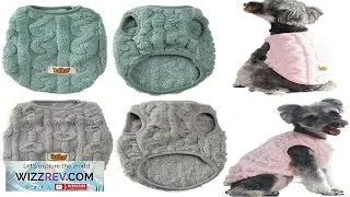 Теплый флисовый тканевый жилет без рукавов для собак, мягкий и уютный, плюшевый, зимний комбинезо...