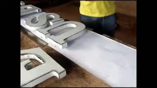 letra caixa Gabarito para colocação.