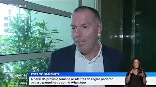 Madeirenses j&aacute; podem pagar o estacionamento com WhatsApp (v&iacute;deo RTP Madeira)