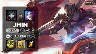 Jhin vs Jinx ADC - KR Challenger - Patch 25.19 Season 15