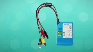 Easy line tracing w KE401  Disturbance free wire pair identification, continuity test & port finder