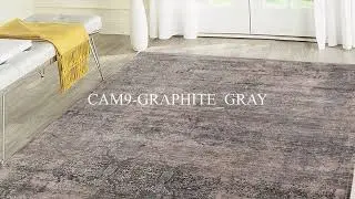 POWER-LOOM RUGS | CAM9 GRAPHITE GRAY