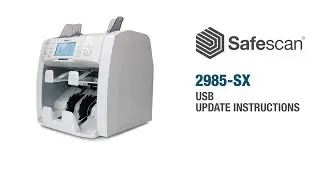 Safescan 2985-SX USB Update Instructions | English