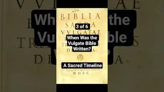 3of6 When Was the Vulgate Bible Written? A Sacred Timeline #history #catholicsaints #facts