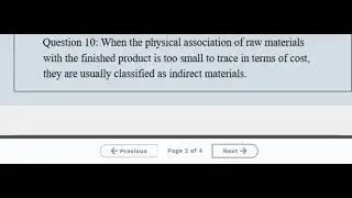 Managerial Accounting Exam 1 WileyPlus