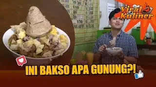 BAKSO TENIS JUMBO FULL TETELAN DI CIPUTAT! KUAH GURIHNYA NAGIH | BAKSO MAS KERRIBO