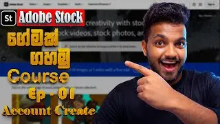 Adobe Stock වලින් මුදල් උපයමු | Complete Beginner Course Ep 01 | Sinhala Tutorial | Account Create