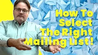 How To Pick The Right Mailing List For Your Business