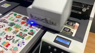 vivid printing on our A3 UV DTF Film Printer