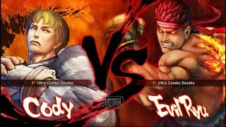 CODY VS EVİL RYU  | CPU VS CPU Ultra Street Fighter IV  (Hardest AI)