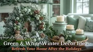Nature&rsquo;s Whisper: Green & White Winter Decorating Ideas You&rsquo;ll Love